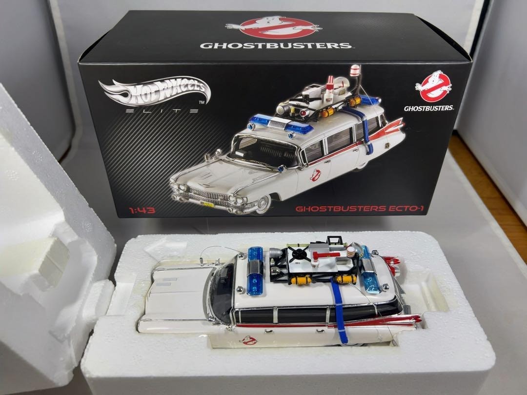 ゴーストバスターズ エクトワン　2種セット　1/43 ホットウィール　マテル Ghostbusters Ecto-1 Two-Piece Set 1/43 Hot Wheels | eBay