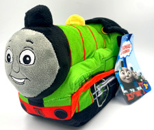 Peluche Thomas & Friends grande treno verde #6 PERCY lungo 10 pollici nuovo con etichette
