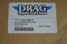 Drag Specialties 102 tooth starter ring gear for Harley Davidson DS-242074