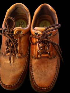 Old West Moc Toe Oxford Shoes Men 12 EE Brown Leather Lace Up Casual Comfort NEW Old West Moc Toe Oxford Shoes Men 9 EE Brown Leather Lace Up  main image 4