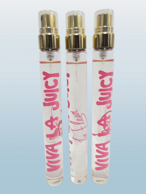 JUICY COUTURE VIVA LA JUICY LA FLEUR EAU DE TOILETTE SPRAY 0.33 OZ NWOB LOT OF 3