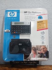 New Sealed HP 12C Platinum 25th Anniversary Edition Financial Calculator 2006