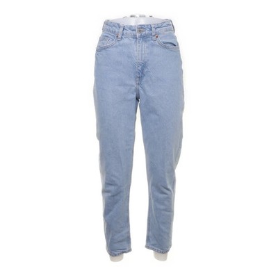 H&M, Jeans, Größe: 36, Blau, Baumwolle/Elasthan, Einfarbig, Denim, Damen #Dpe