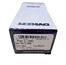 DYKEM MARKERS BRITE-MARK INDUSTRIAL ALL PURPOSE GOLD #84051 (12 PAK)