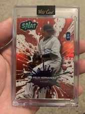 Wild Card Alumination Just the Hits Félix Hernández Serial Numbered 3/4 BC-FH