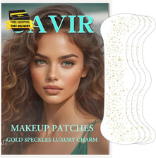 Glitter Freckles Face Tattoo, 6 Pcs Sparkle Freckles, Sweatproof Waterproof Spar