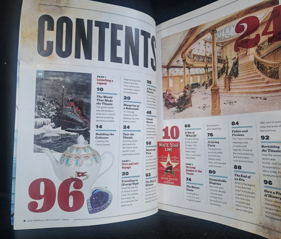 THE TITANIC 2022 Magazine Secrets from the Unsinkable Ship Special Edition  - Image 4 of 4