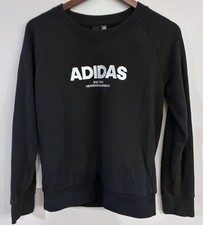 Adidas Est. 1949 Herzogenaurach Crew Neck Sweatshirt Women's Size Medium Black