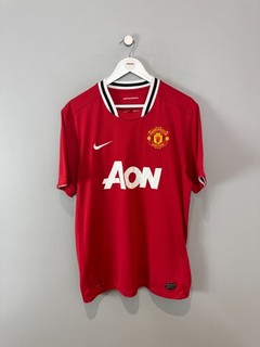 MAN UNITED 2011/12 HOME SHIRT (size L) NIKE ORIGINAL VINTAGE FOOTBALL SHIRT