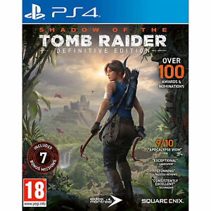 Shadow of the Tomb Raider Definitive Edition (PS4) Lara Croft New and Sealed