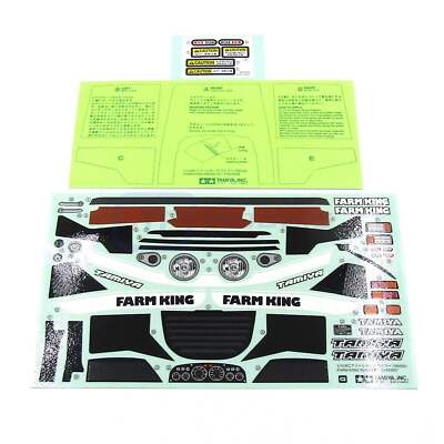 Tamiya 58556 Farm King (Wheelie)/WR-02G, 9495760/19495760 Decals/Sticker, Neu in OVP