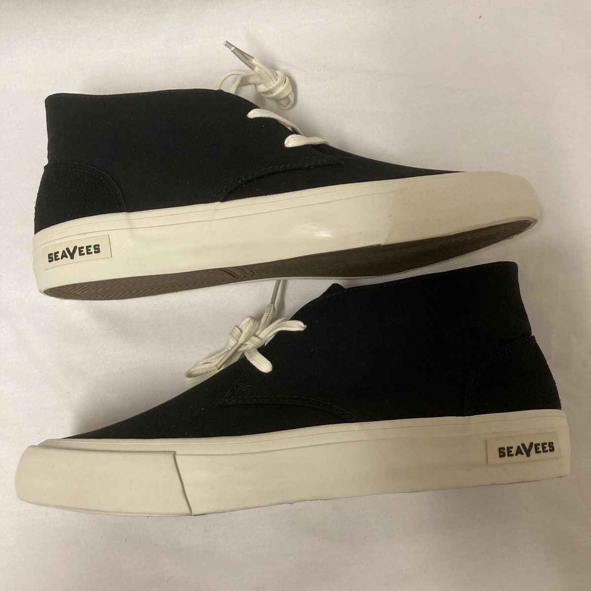 Seavees Maslon Desert Boot, Black Poplin, 9M | eBay