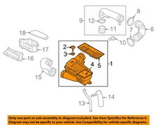 Used Air Cleaner Assembly Fits 2015 Volkswagen Jetta 1.8l Engine Id Cpka Grade