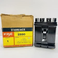 FPE Federal Pacific 2330 Type NE-S Frame Circuit Breaker 3P 30A 240VAC ~NEW~
