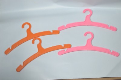 Vintage Ideal Doll Large Doll Clothes Hanger 5 1/4'' Lot Four Hangers