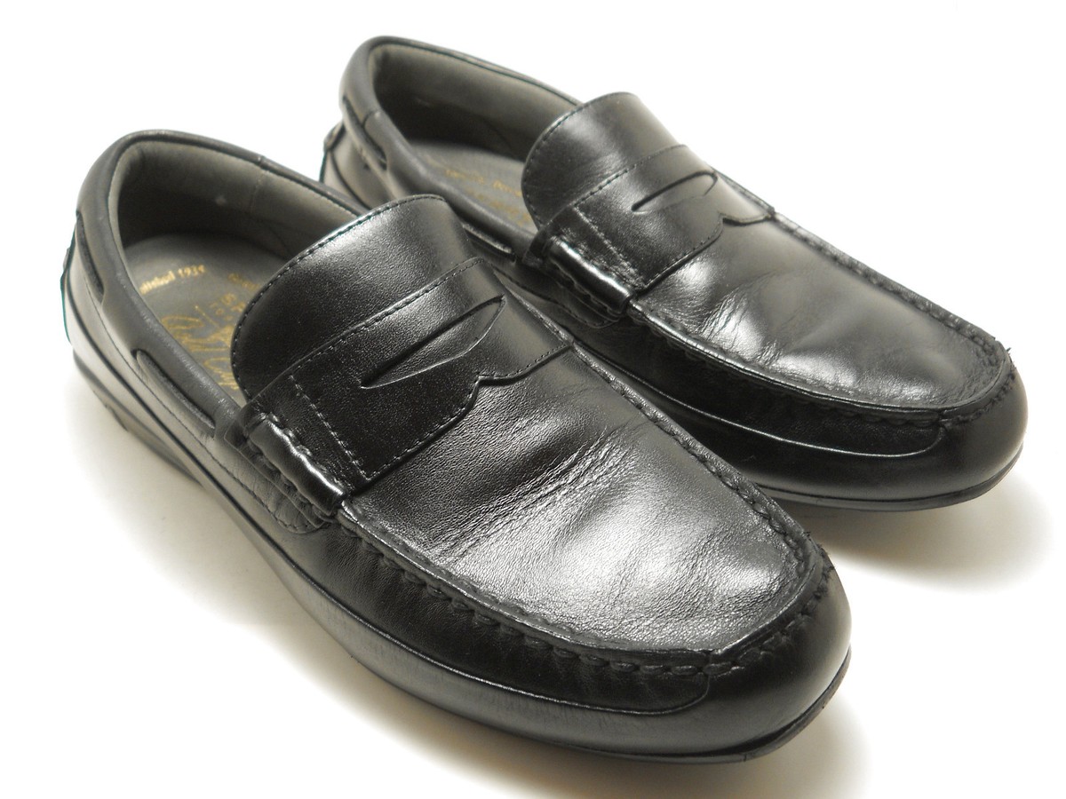 Sperry Shoes Mens 8 Black Leather Top Sider Loafers Slip On Gold Cup ASV Casual Gold Cup Black Leather Upper Casual Shoes for Men for sale  main image 2