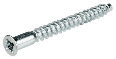Einteiliger Verbinder, 8 mm Durchmesser Kopf, für 4 mm Bohrloch, 38 m Confirmat (10er Pack)