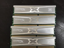 Kingston HyperX 16GB (4X4GB) PC3L-12800 DDR3L-1600 HEATSINK RAM 10th anniv