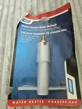 Camco RV Water Heater Petcock Drain Valve Wrench Tool Suburban & Atwood 11653