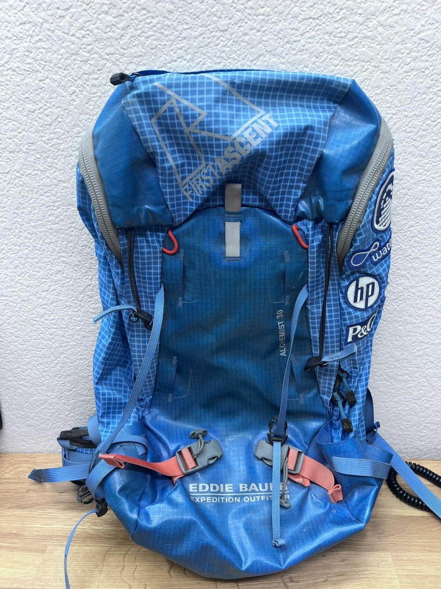　エバニュー　BACK PACKING SYSTEM 青　アルミフレーム　バックパック　 Eddie Bauer First Ascent Alchemist 30 Liter Climbing/Hiking