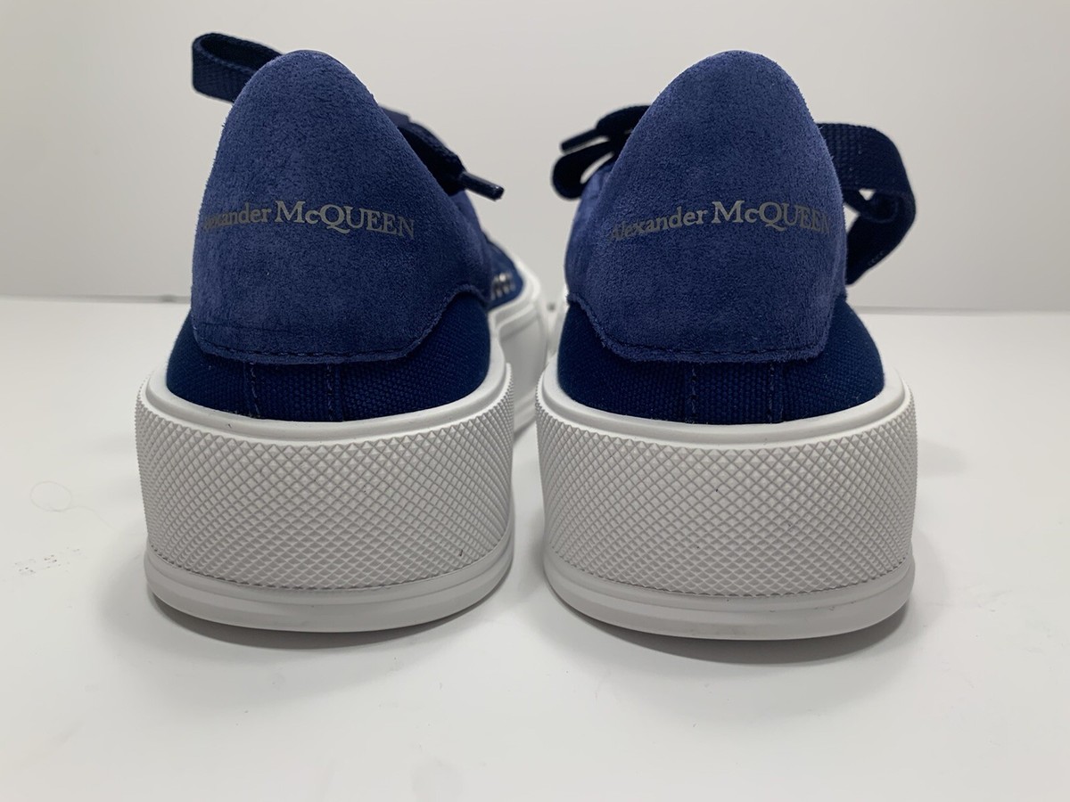 Alexander McQueen Deck Lace-Up Plimsoll SneakersColor