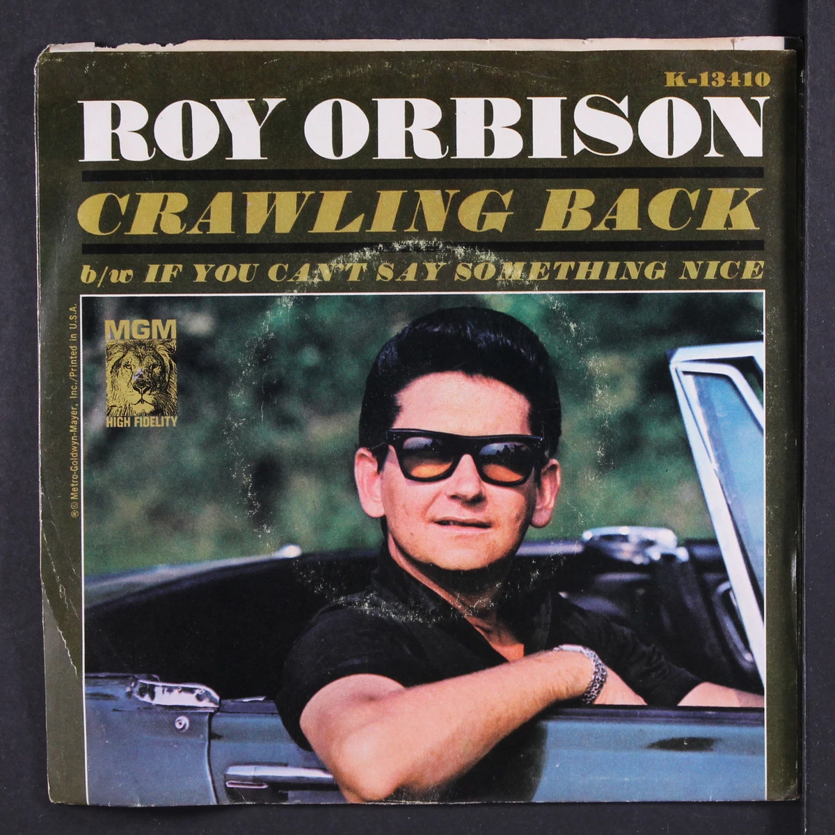 ROY ORBISON: crawling back / if you can't say something nice MGM 7" Single  | eBay