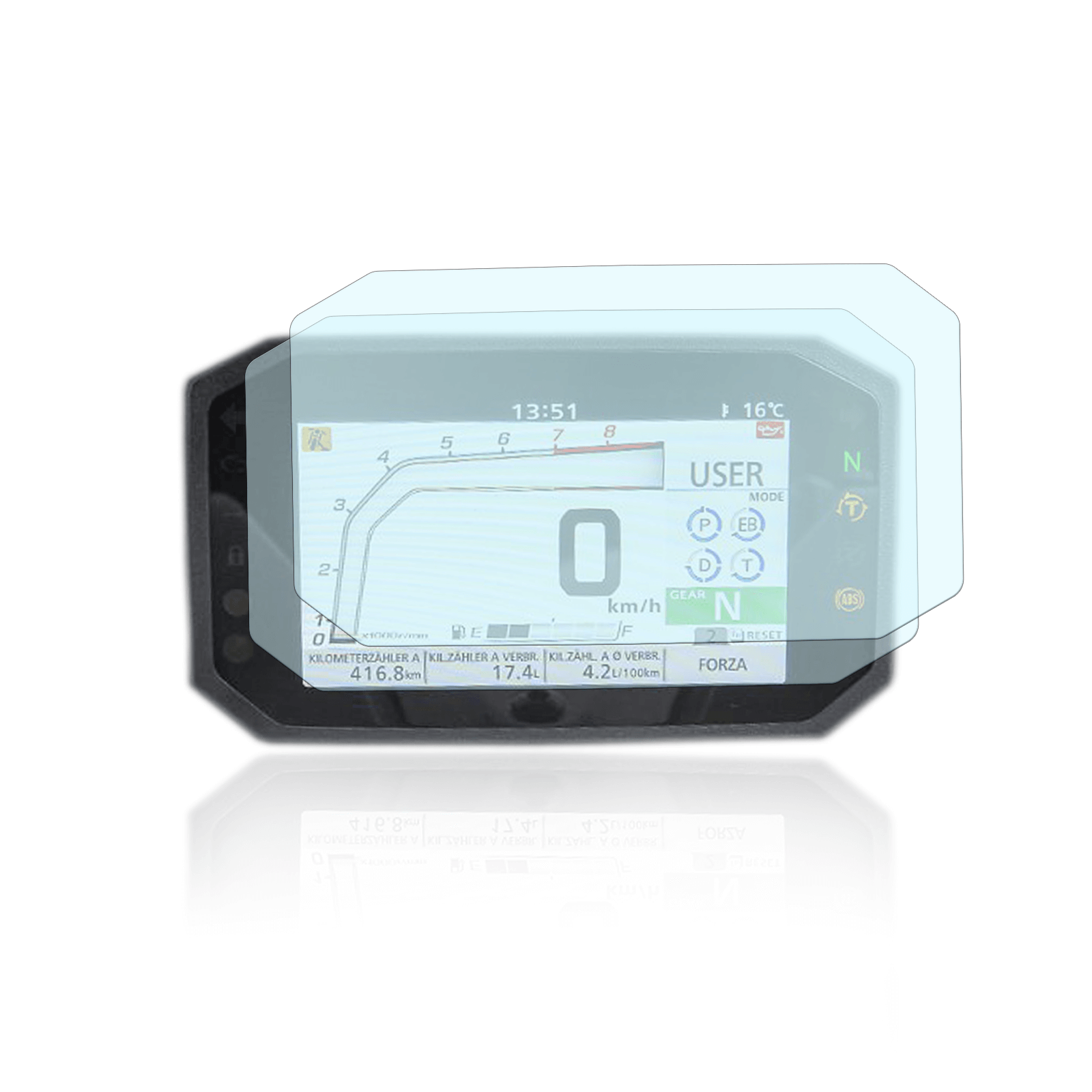 Schutzfolie Tacho Honda Forza 750 2025+ Tachoschutzfolie Displayschutz