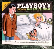 Playboy Cartoons 2011 Box Calendar (Includes Mature Content) Full Color Pages!