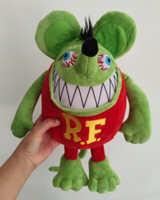 New rat fink green stuffed plush toy doll new 30cm | eBay
