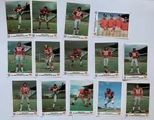 CFL B.C. LIONS 1973 PLAYER CARDS RARE 14 CARDS