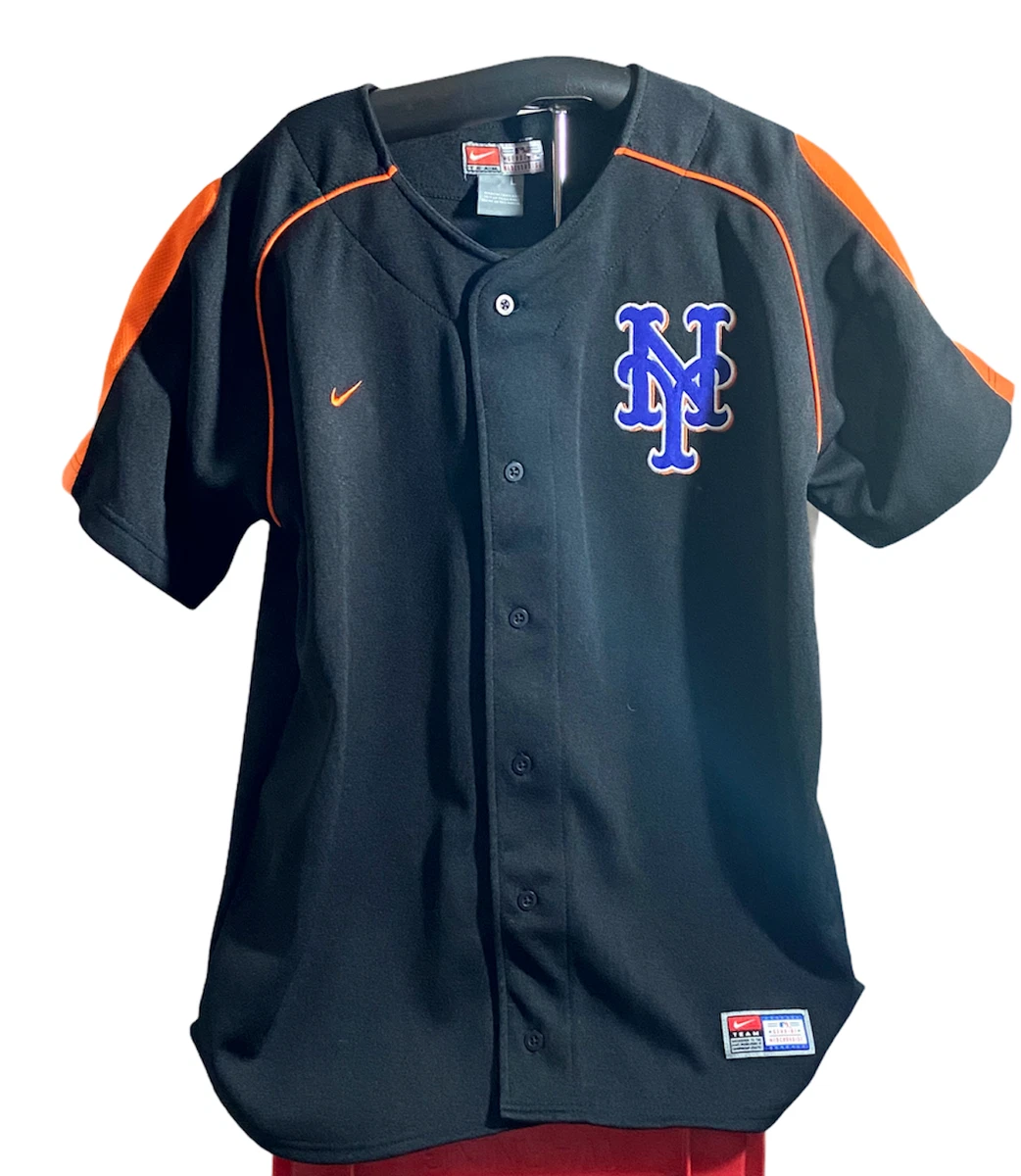 nike mets black jersey