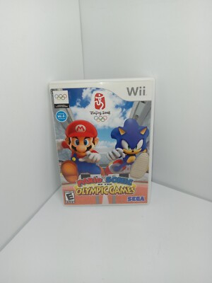 Mario & Sonic at the Olympic Games Nintendo Wii Beijing 2008 Tested Works 