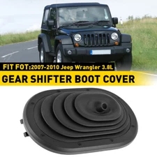 For Jeep Wrangler JK 2007-2010 Manual Transmission Gear Shifter Boot Shift Cover