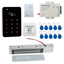 Access Exit Control RFID 125KHz Tag Reader Keypad 280kg Door Lock Entry System