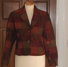 Harve Benard By Benard Holtzman, Red Fully Lined Jacket, Size 6 Petite Us, Nwt