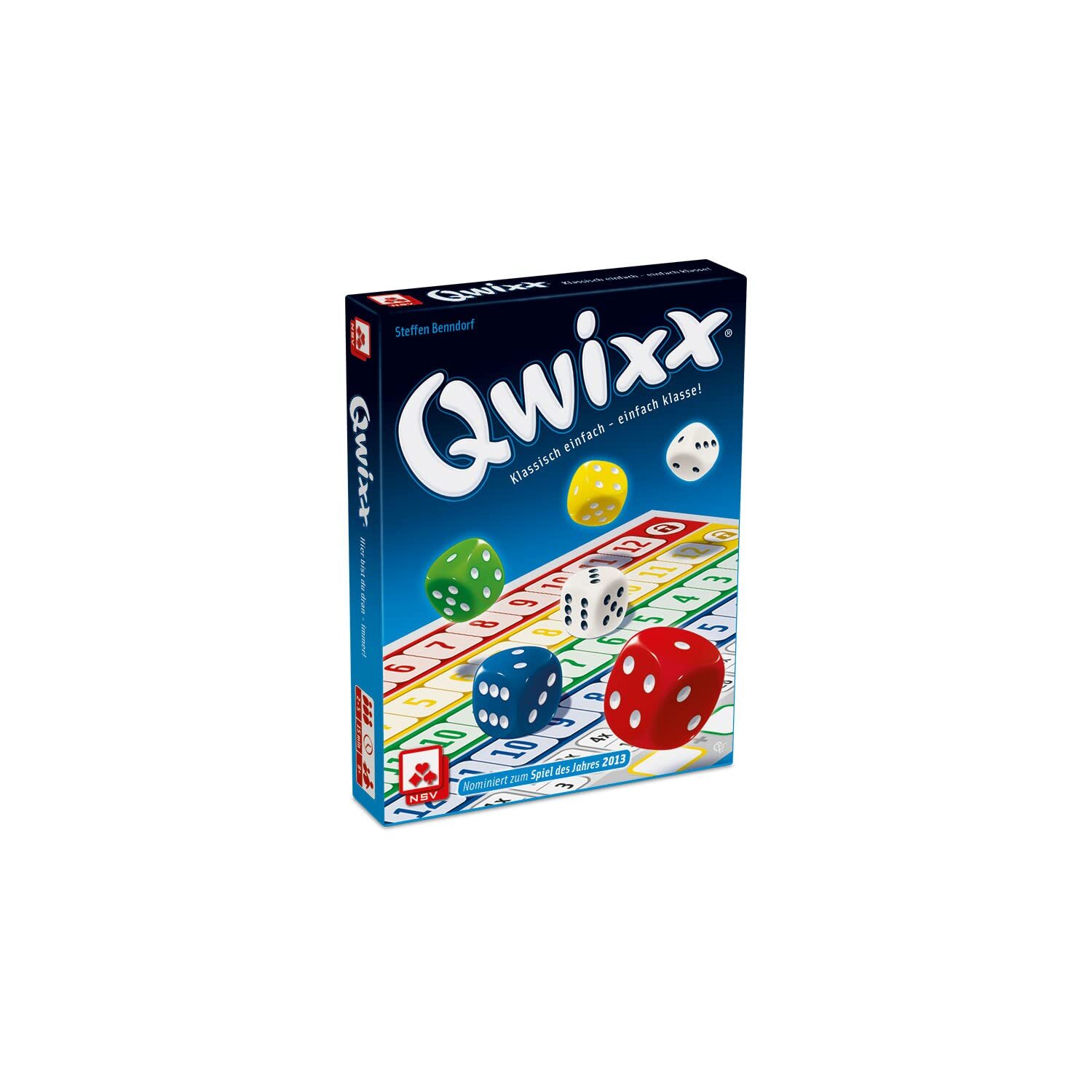 NSV - 4015 - QWIXX - nominated for game of the year 2013 - dice game (German edi