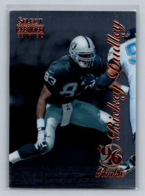 1996 Select Certified Rickey Dudley #115 Rookie Oakland Raiders