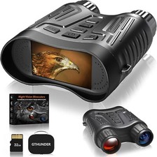 GTHUNDER Night Vision Goggles - 4K UHD/ 4K Infrared Night Vision with 4"/3" HD S