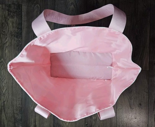 VS Victoria's Secret Pink White Stripe Cooler Tote Bag - Picture 5 of 8