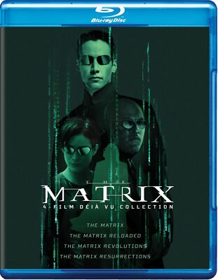 The Matrix Complete Trilogy 4 Disc Set Sci-Fi Movies Keanu Reeves 1999 2021