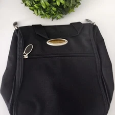 Eddie Bauer Toiletry Bag Hanging Travel Amenity Bag Black Business Vacation