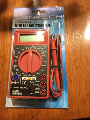 Cen-Tech 69096 Digital MultiMeter Electronic Volt Tester Electrical Testing Tool