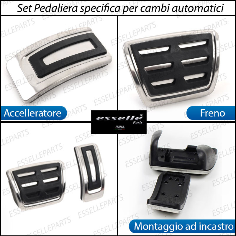 Copripedali Auto Universali In Alluminio - Antiscivolo Per Freno, Frizione E Acceleratore, Set Da 3 Pezzi - Foto 8