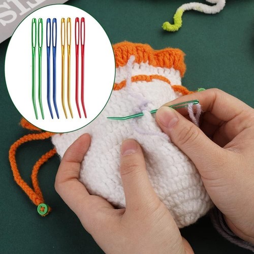 Multicolor Knitting Needles Set Aluminum Crocheting Hooks Weaving Needles