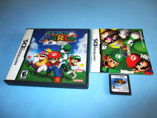Super Mario 64 (Nintendo DS) Lite DSi XL 3DS 2DS w/Case & Manual