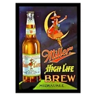 Miller Beer Sticker Sign Sexy Miller High Life Girl Vintage Replica 4 Sizes