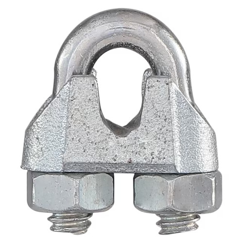 (QTY 8) Wire Rope Clip / Cable Clamp 5/16" Zinc Plated Malleable Iron