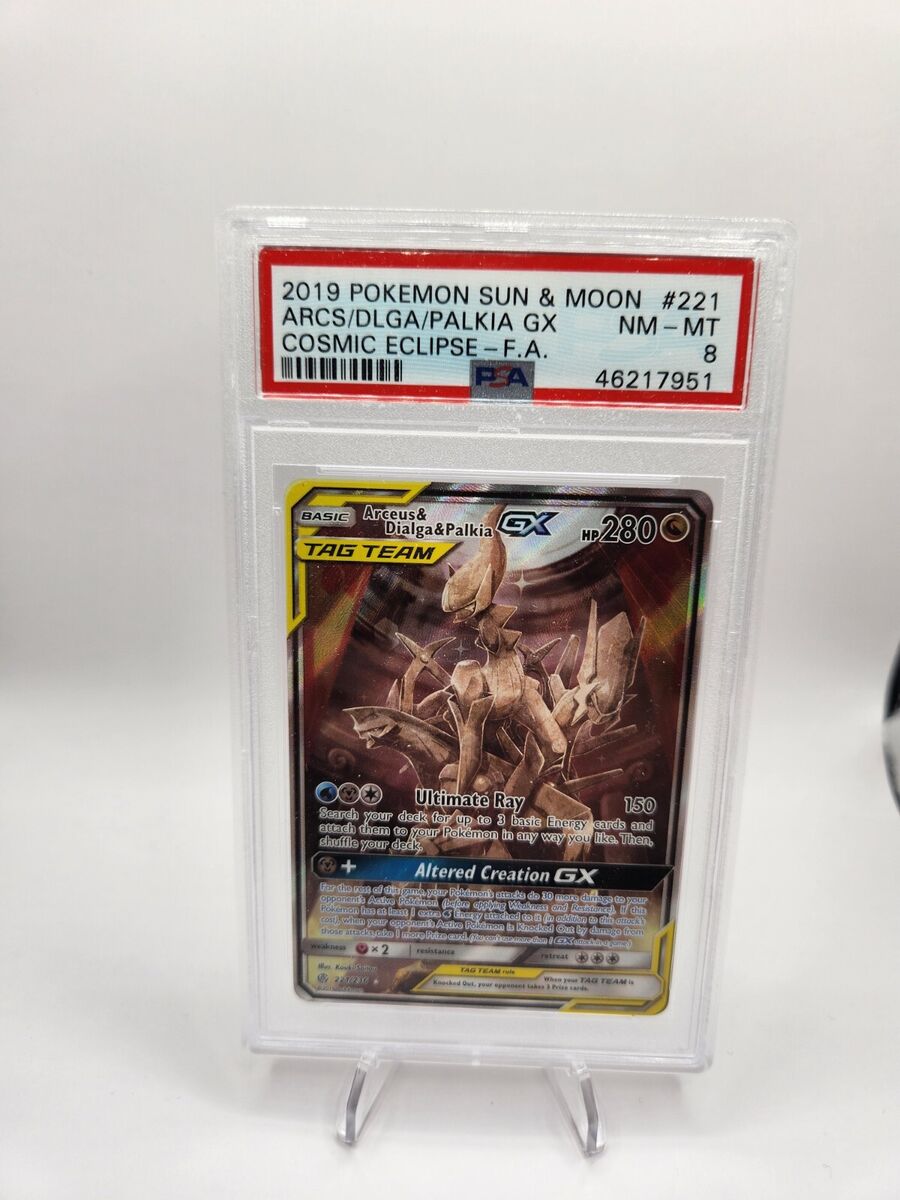 Pokemon Cosmic Eclipse: Arceus & Dialga & Palkia GX 221/236 Pokemon Cosmic Eclipse: Arceus & Dialga & Palkia GX 221/236