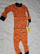 Carters Baby Halloween Pajamas 12 Months Pajama Pants Shirt Pumpkins 2 PC Set