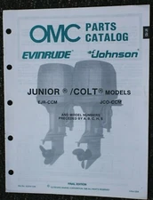 1988 OMC PARTS CATALOG LIST EVINRUDE JUNIOR JOHNSON COLT 432205 EJR-CCM JCO-CCM